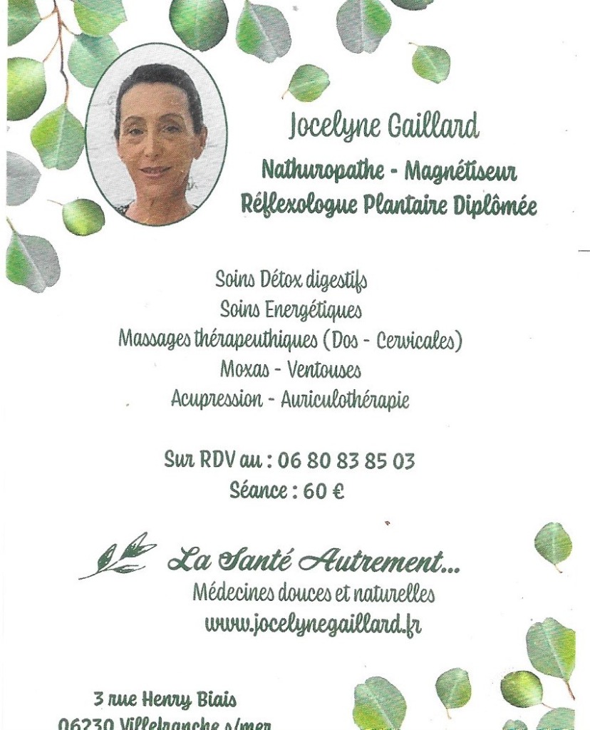 photo activite Jocelyne GAILLARD LA SANTE AUTREMENT