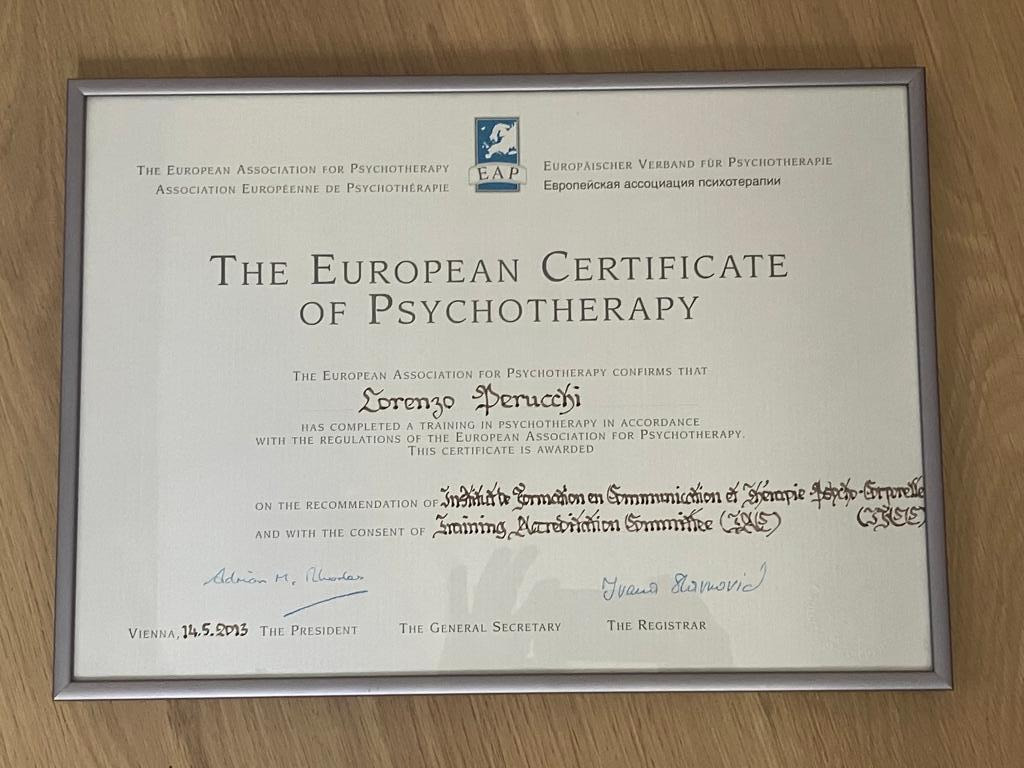 photo diplome Lorenzo Perucchi