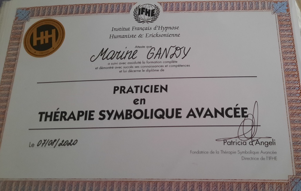 photo diplome Marine Gandy