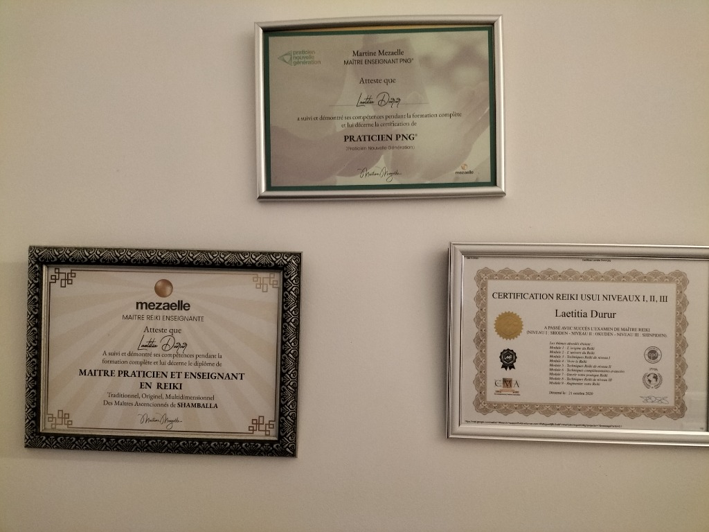 photo diplome LAETITIA DURUR