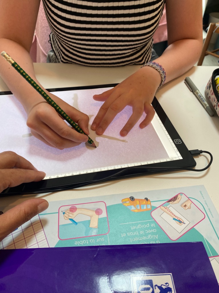 photo seance Atelier Colette : Graphothérapeute