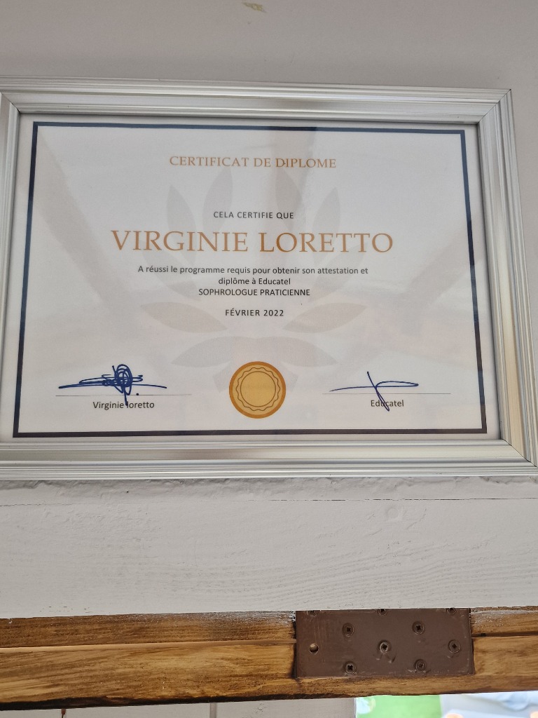 photo diplome Virginie Loretto 