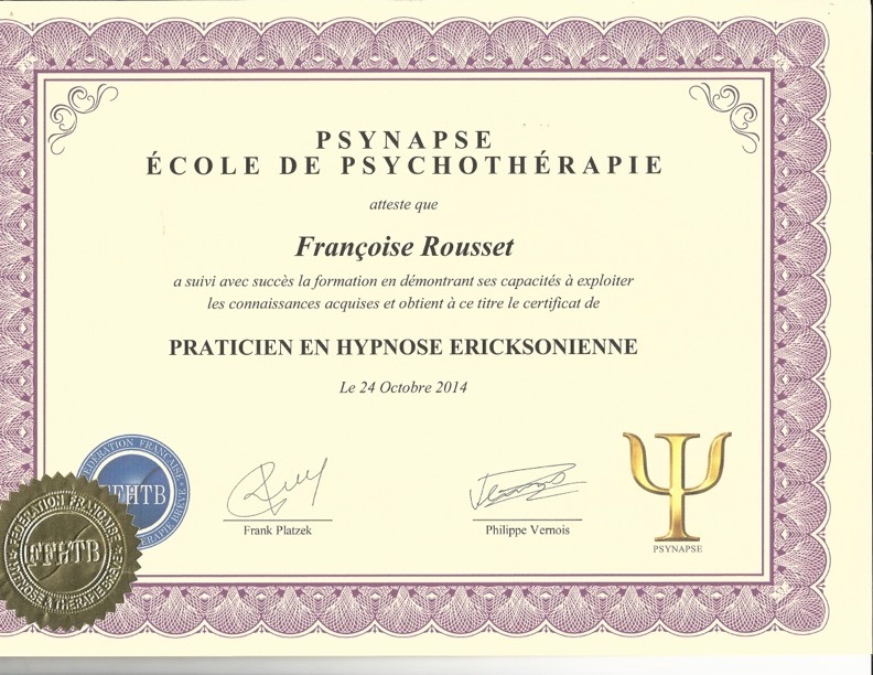 photo activite Françoise Rousset