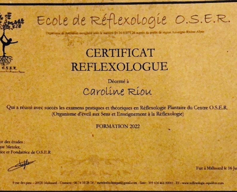 photo diplome Zen attitude