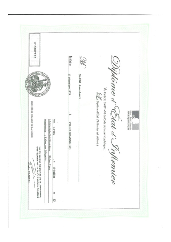 photo diplome Anne-Laure LLILIO