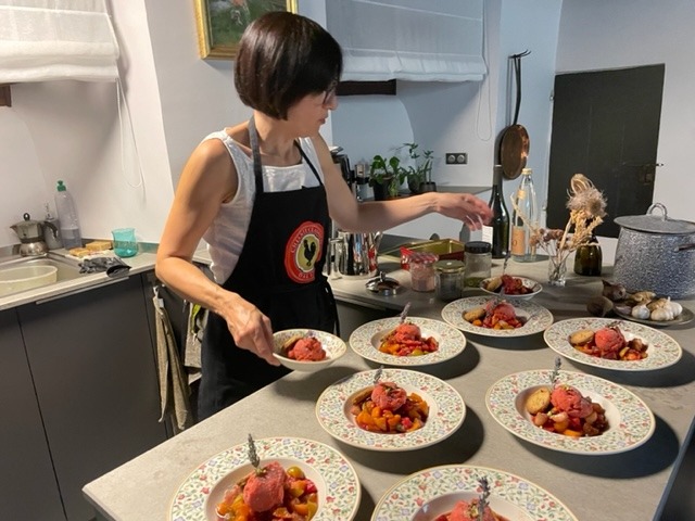 photo activite Karine - Mon reflet dans l’assiette