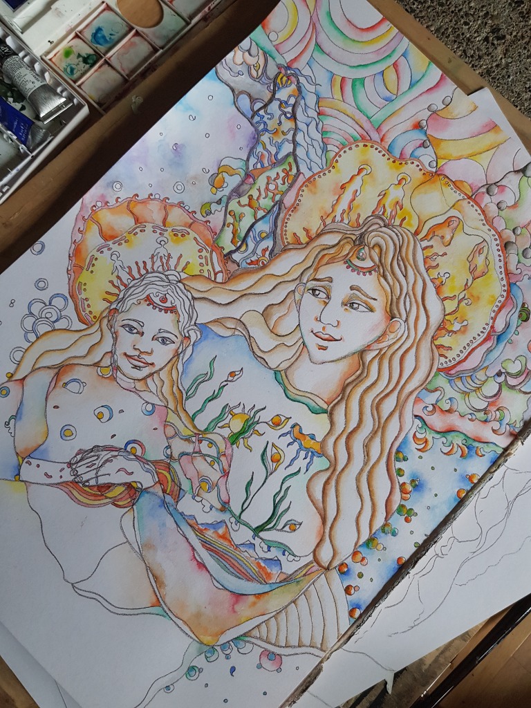 photo activite Soin/thérapie par le dessin énergétique