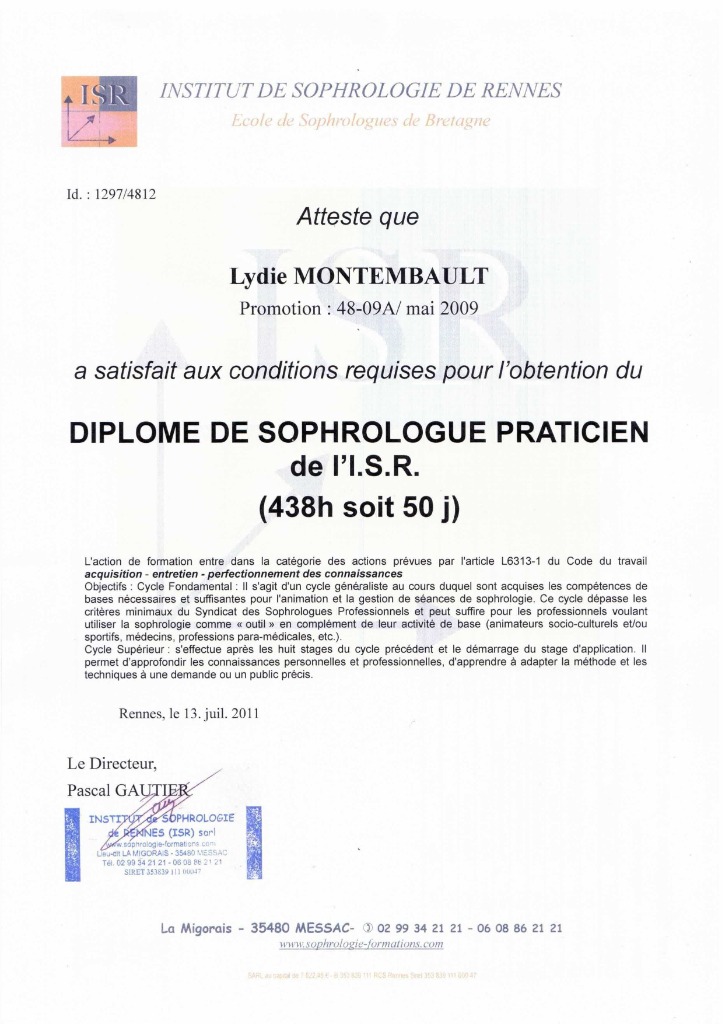 photo activite Lydie Montembault