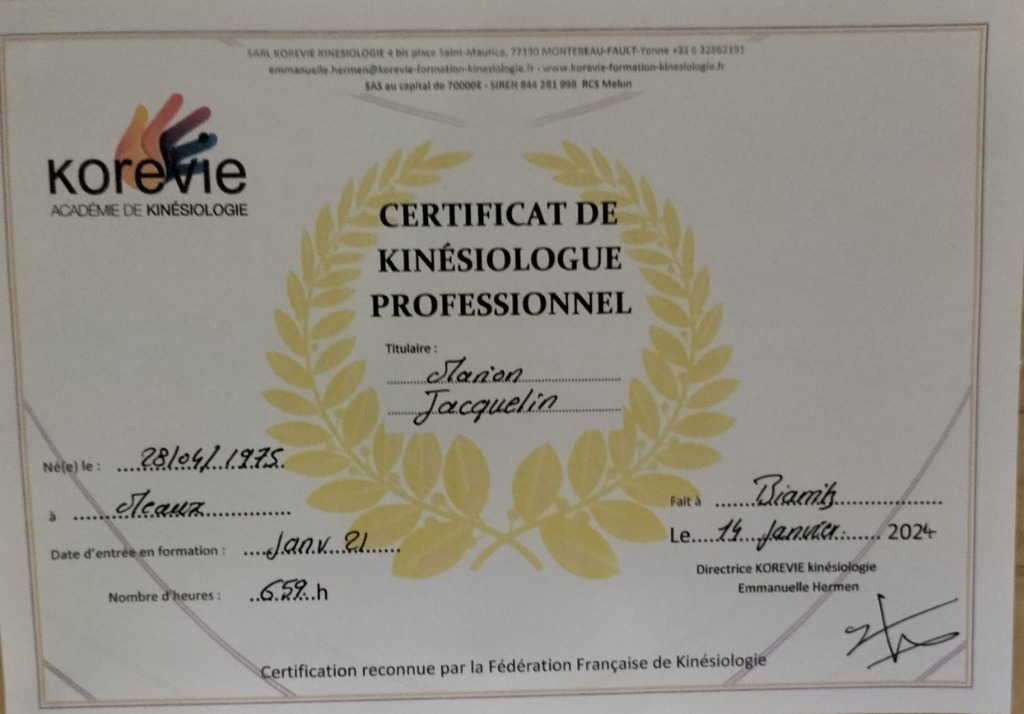 photo diplome Marion Jacquelin 