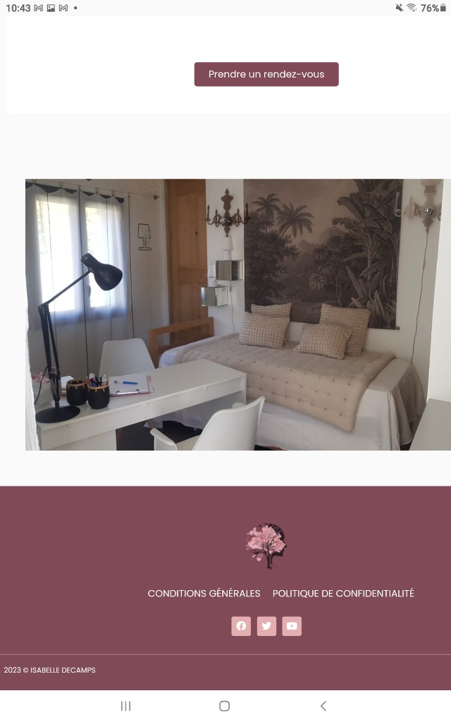 photo cabinet Isabelle Decamps