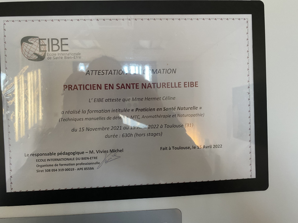 photo diplome Céline