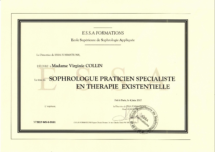 photo diplome Virginie Collin