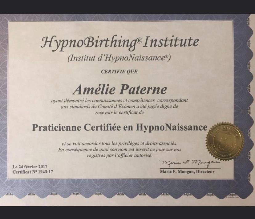 photo diplome Amélie Paterne