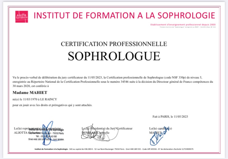 photo diplome Nancie Mahiet 