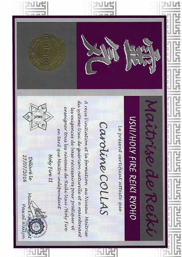 photo diplome Caroline COLLAS