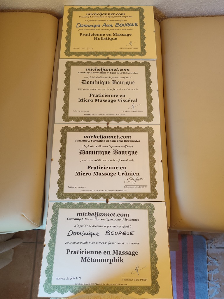 photo diplome Dominique Bourgue