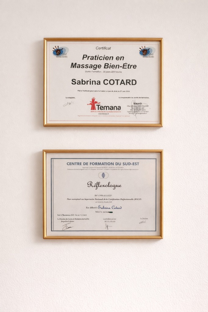 photo diplome Sabrina Cotard