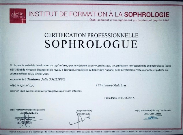 photo diplome Julie Philippe