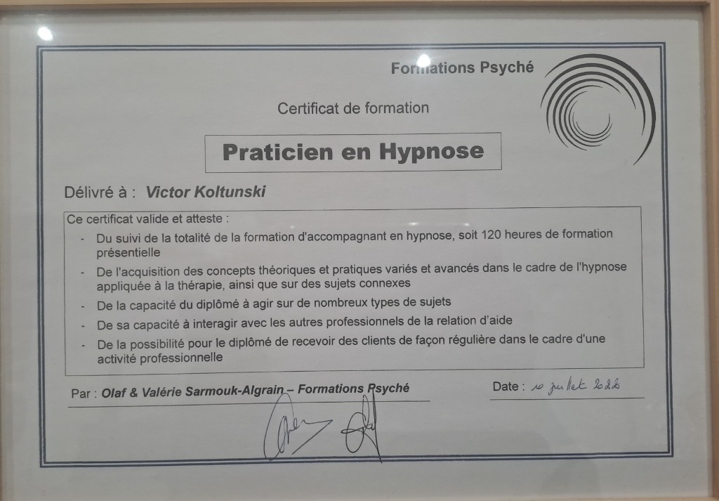 photo diplome Victor Koltunski