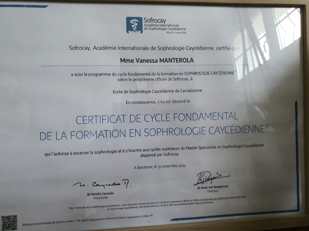 photo diplome Vanessa manterola