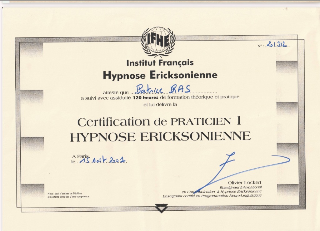 photo diplome Patrice Ras 