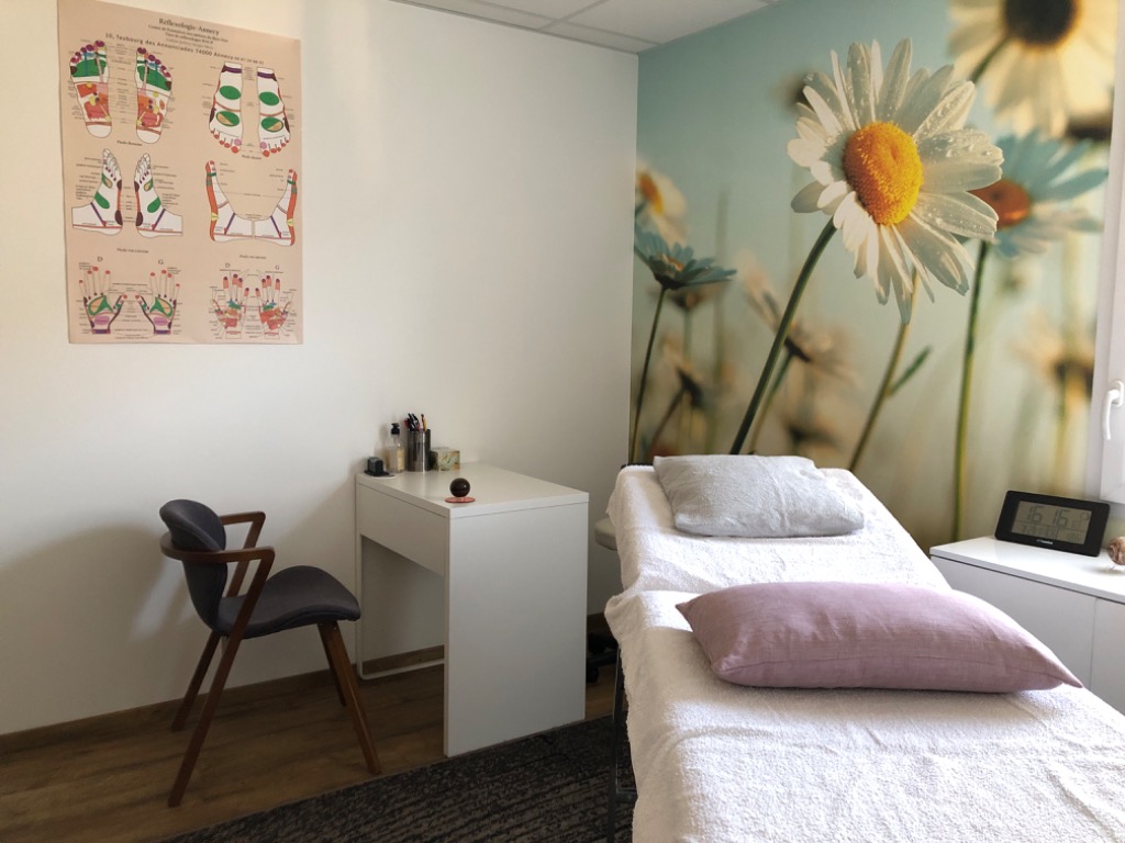 photo cabinet Céline Bourne Réflexologue