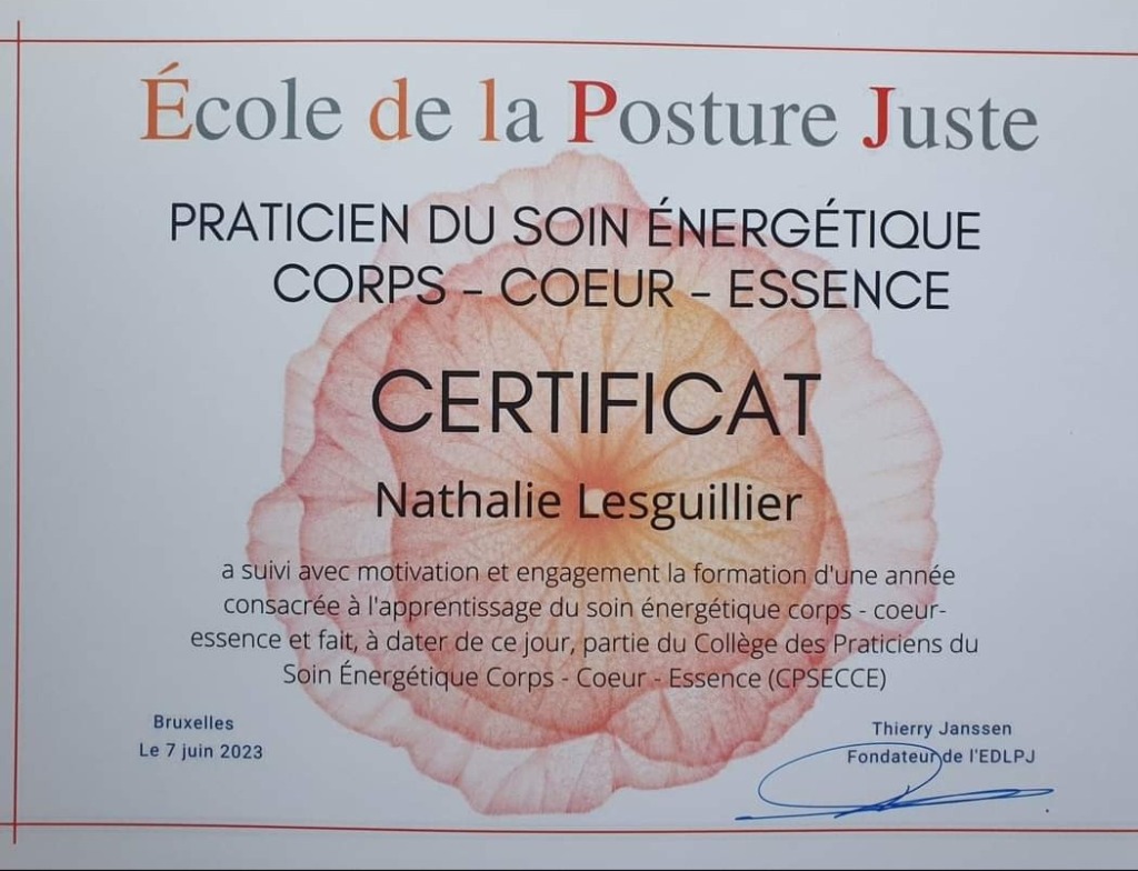 photo diplome Nathalie lesguillier