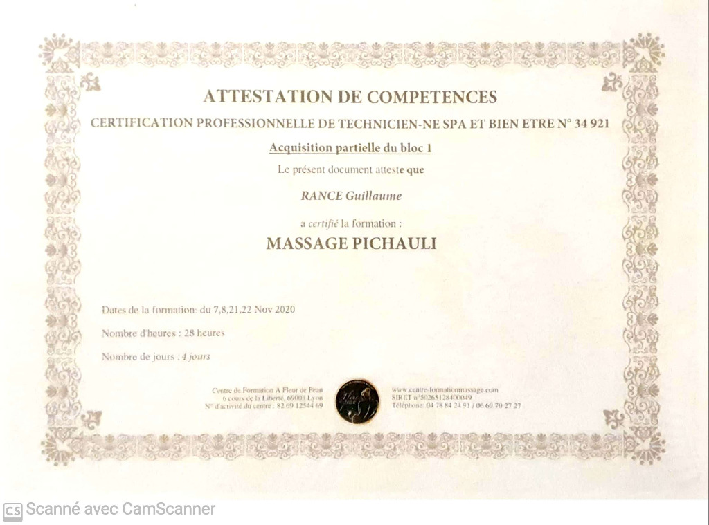 photo diplome Vibration Positive 