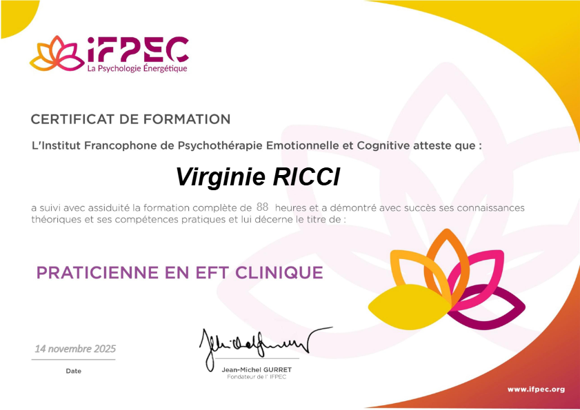 photo diplome VIRGINIE RICCI