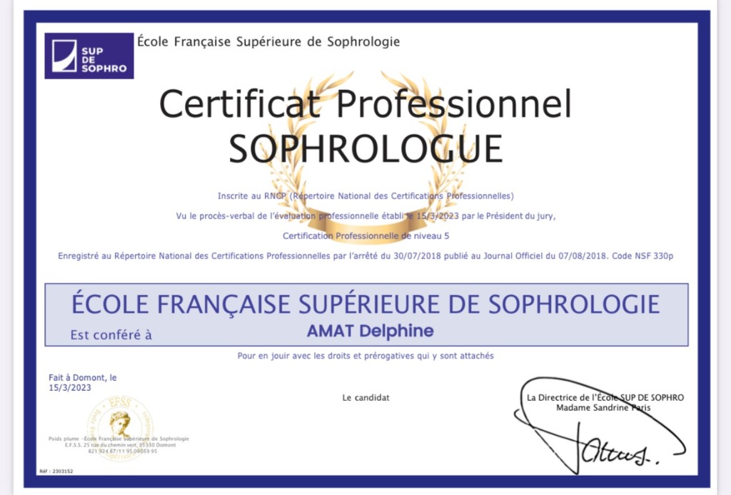 photo diplome Amat Delphine 