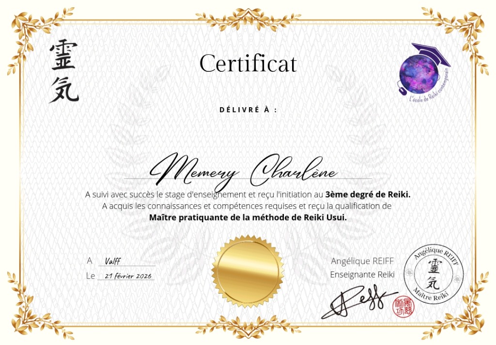 photo diplome Memery Charlène