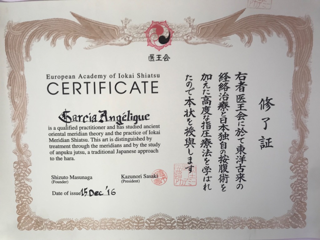 photo diplome Angelique Garcia 