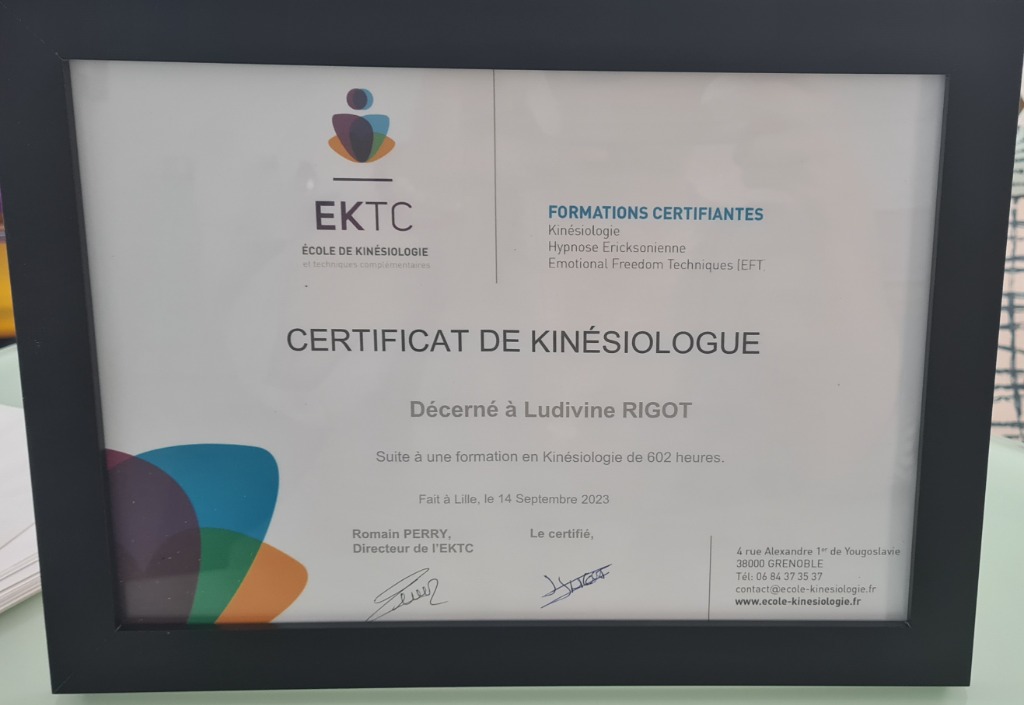 photo diplome Bulle d’Ekilibre®