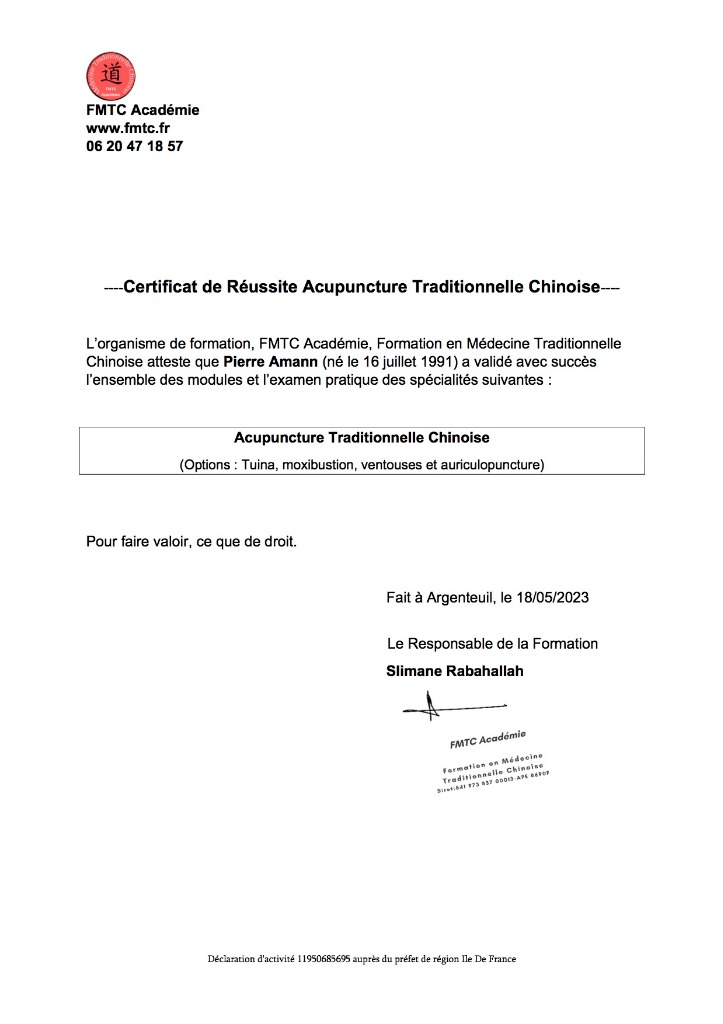 photo diplome Pierre Amann