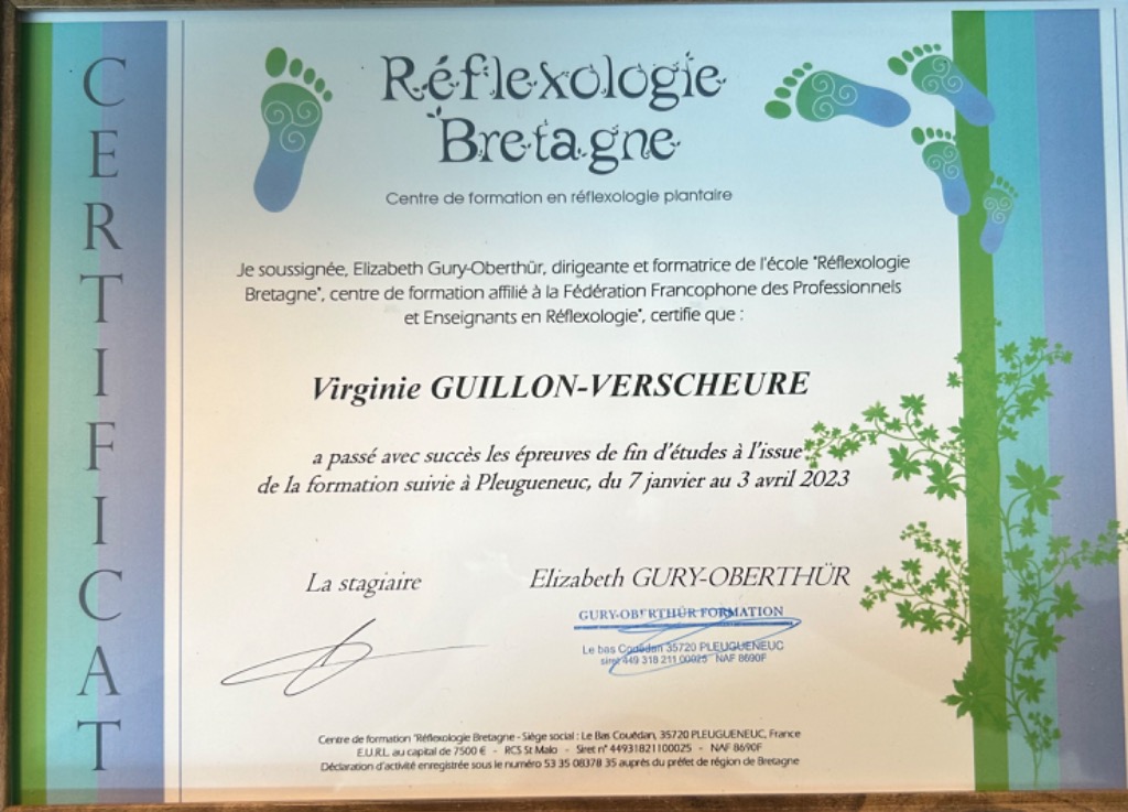 photo diplome Reflexorelax 