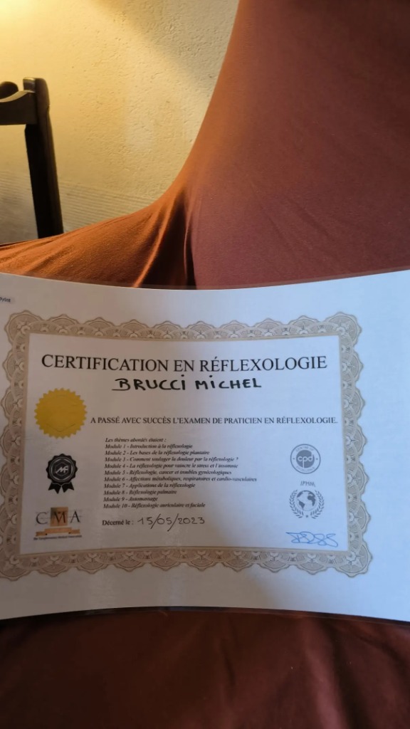 photo diplome Michel Brucci