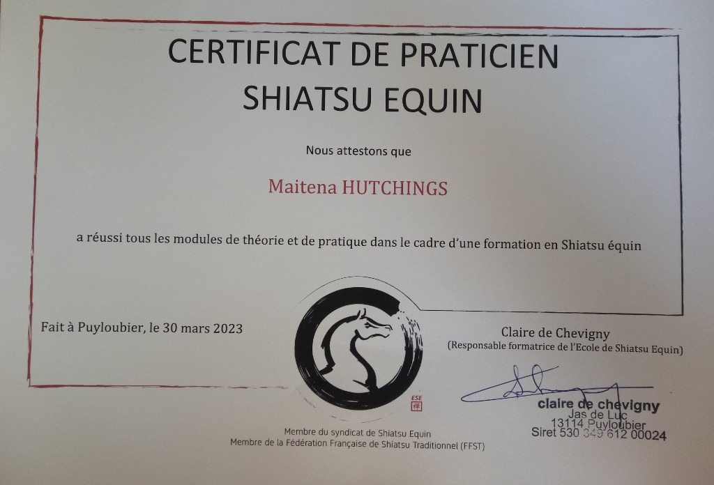 photo diplome Maïtena Hutchings