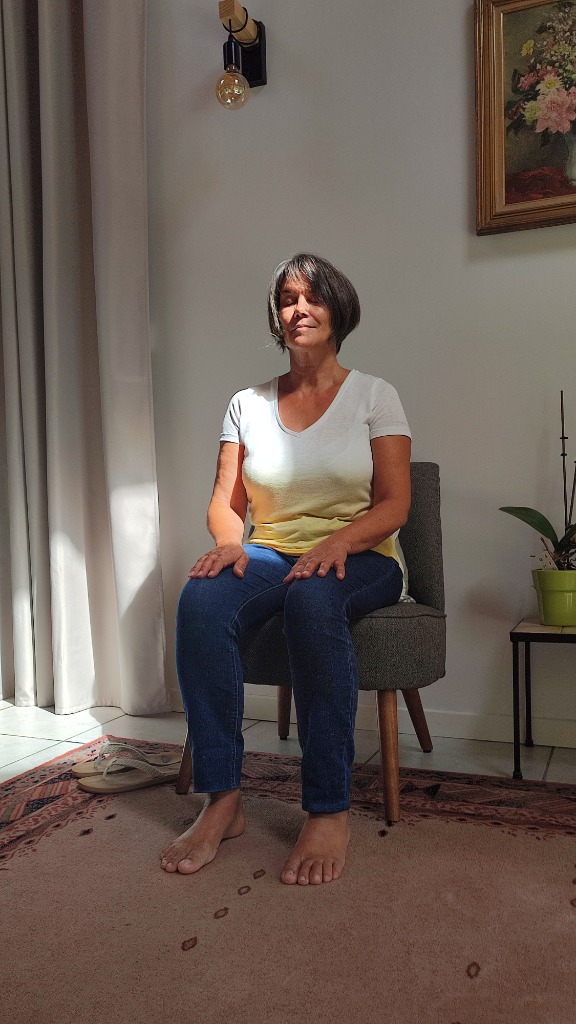 photo seance Marie-Noëlle Tuleau/La Sophrologie de Perrette