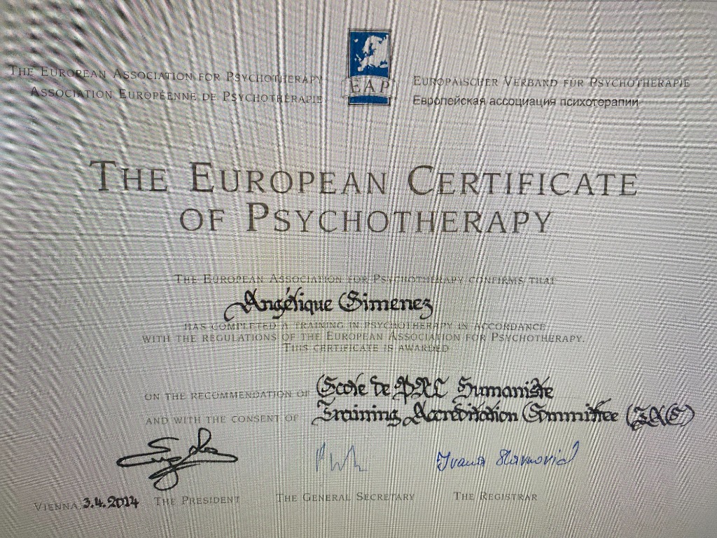 photo diplome GIMENEZ Angélique