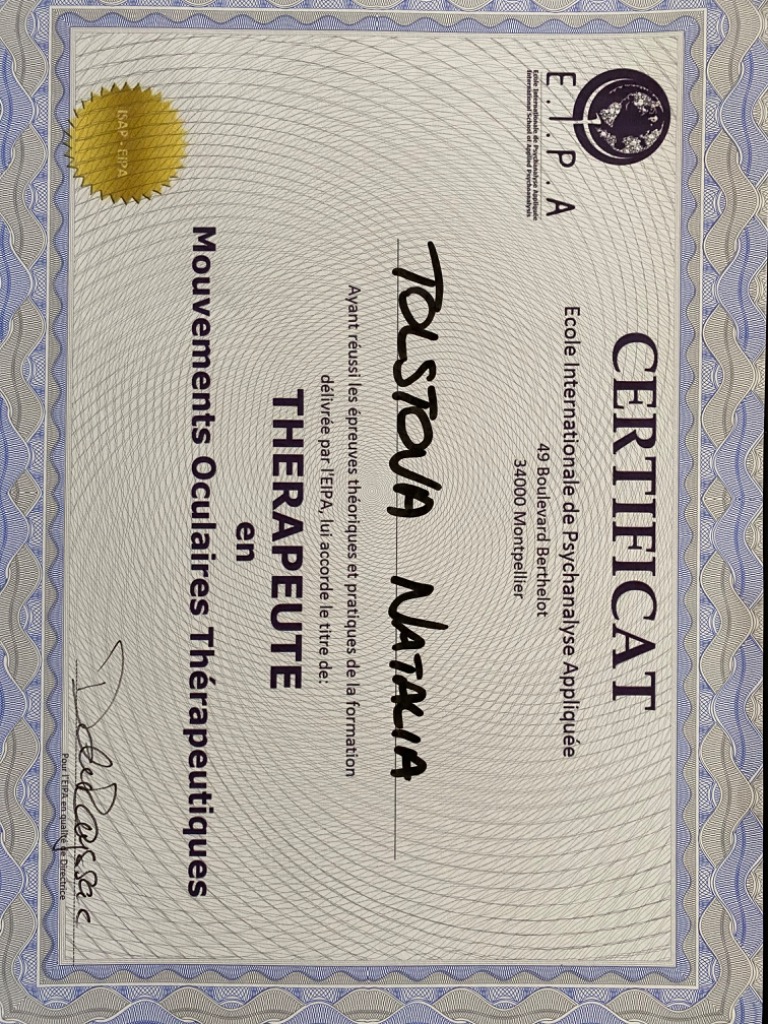 photo activite Natalia Tolstova