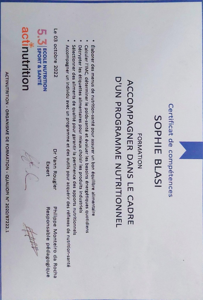 photo diplome Nutrisante83