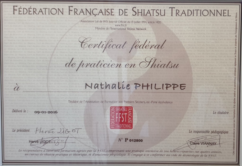 photo diplome Nathalie PHILIPPE