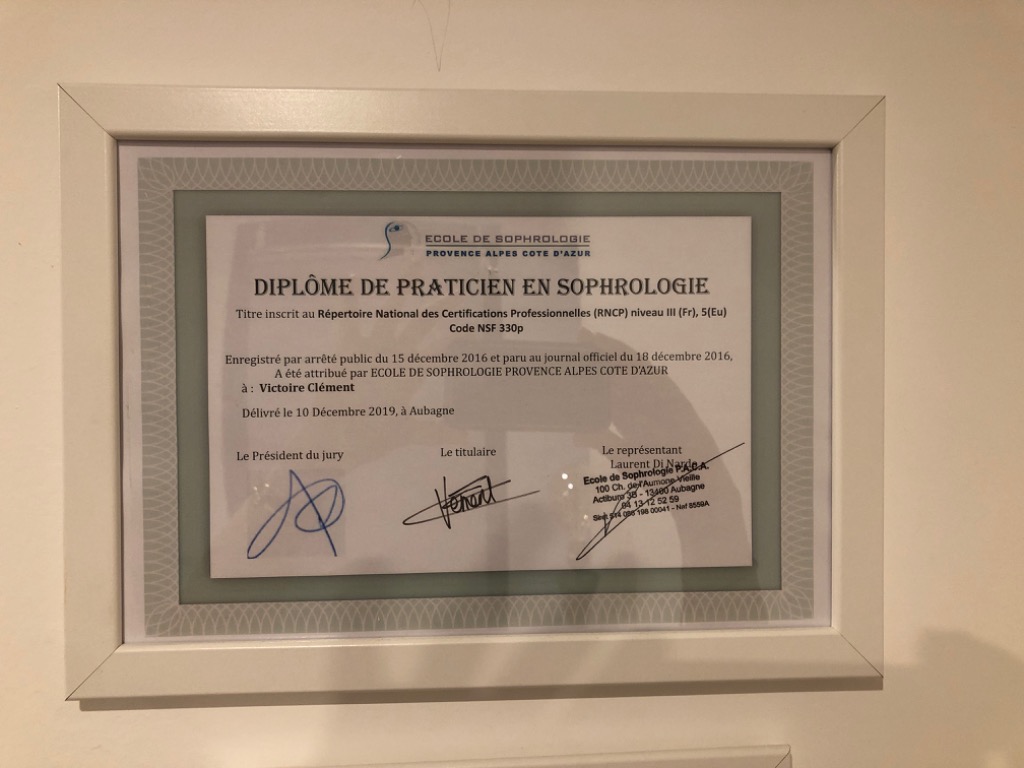 photo diplome Victoire Clément 