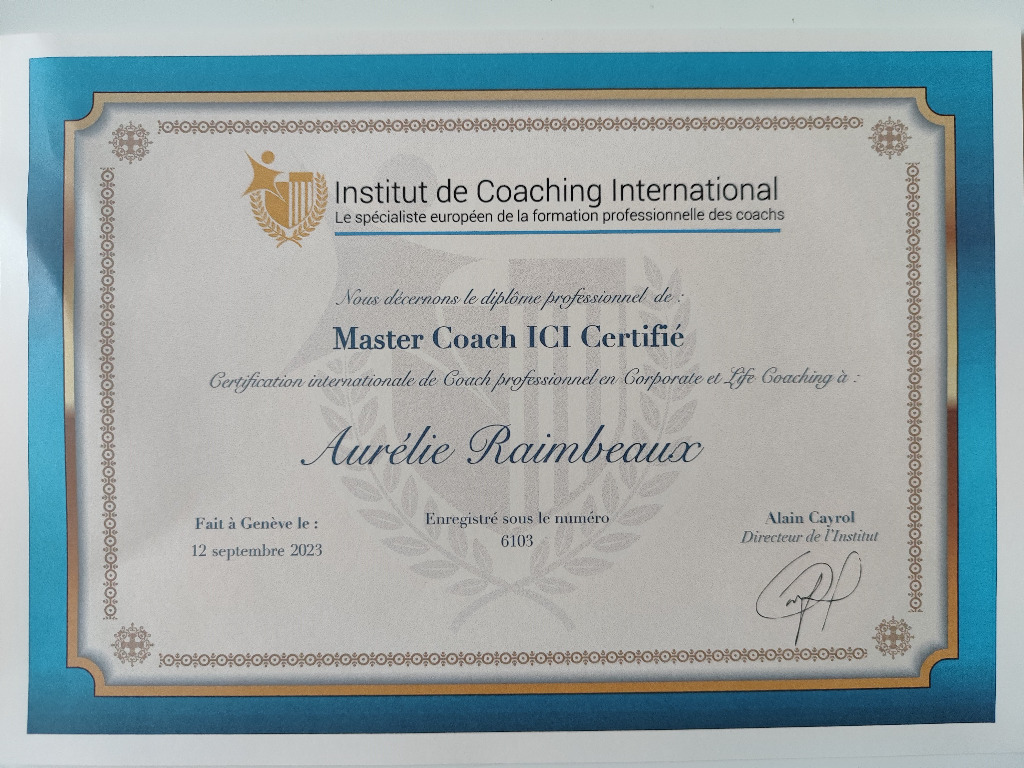 photo diplome Aurélie Raimbeaux