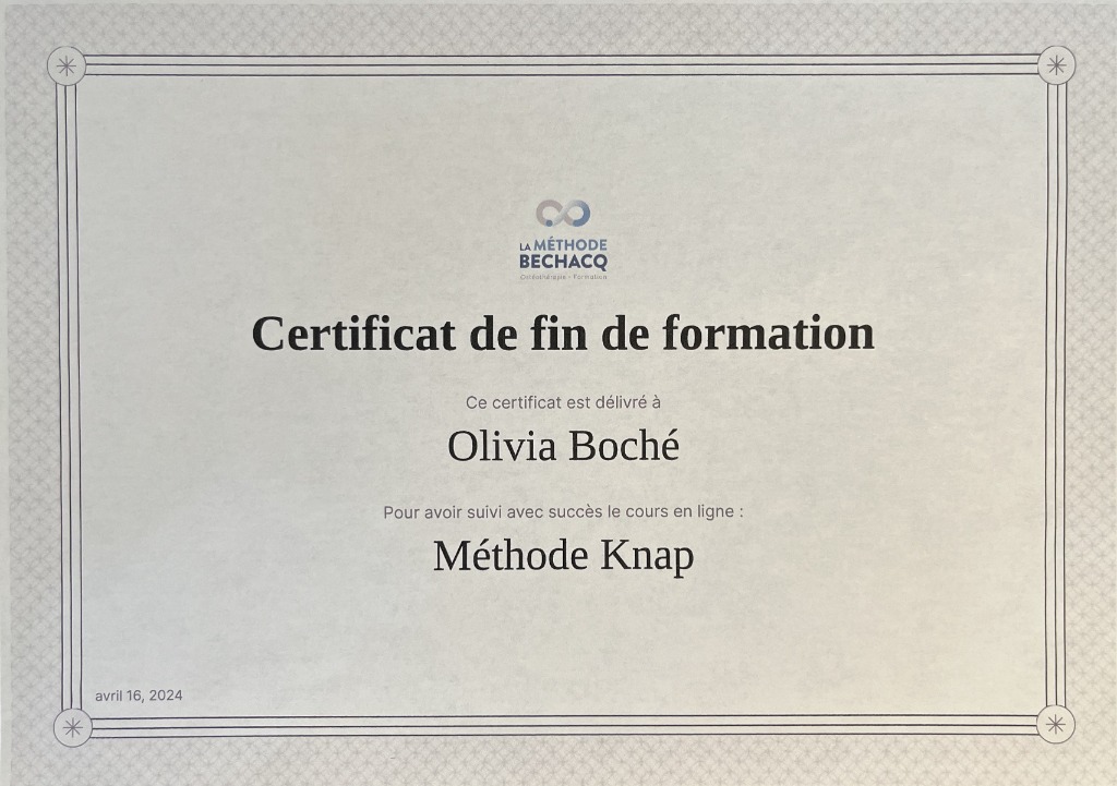 photo diplome Olivia BOCHÉ