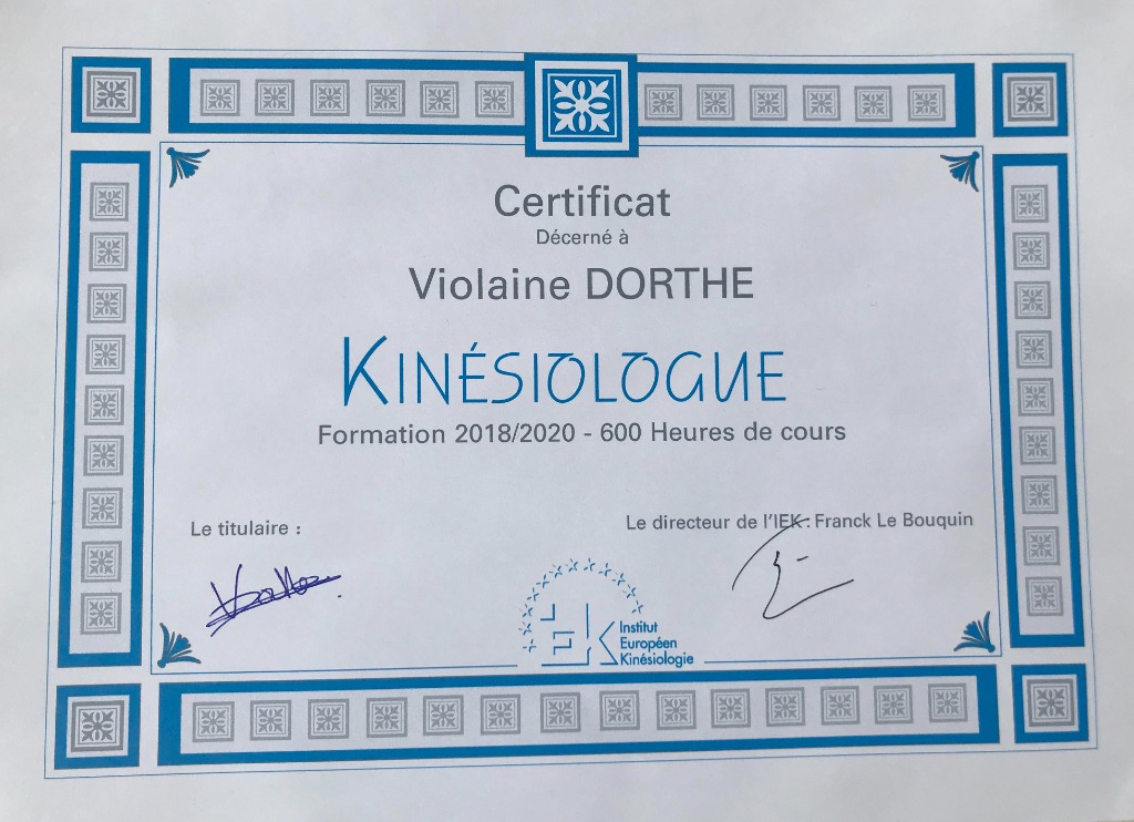 photo diplome Violaine Dorthe