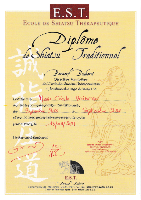 photo diplome Marie-Cécile Boineau