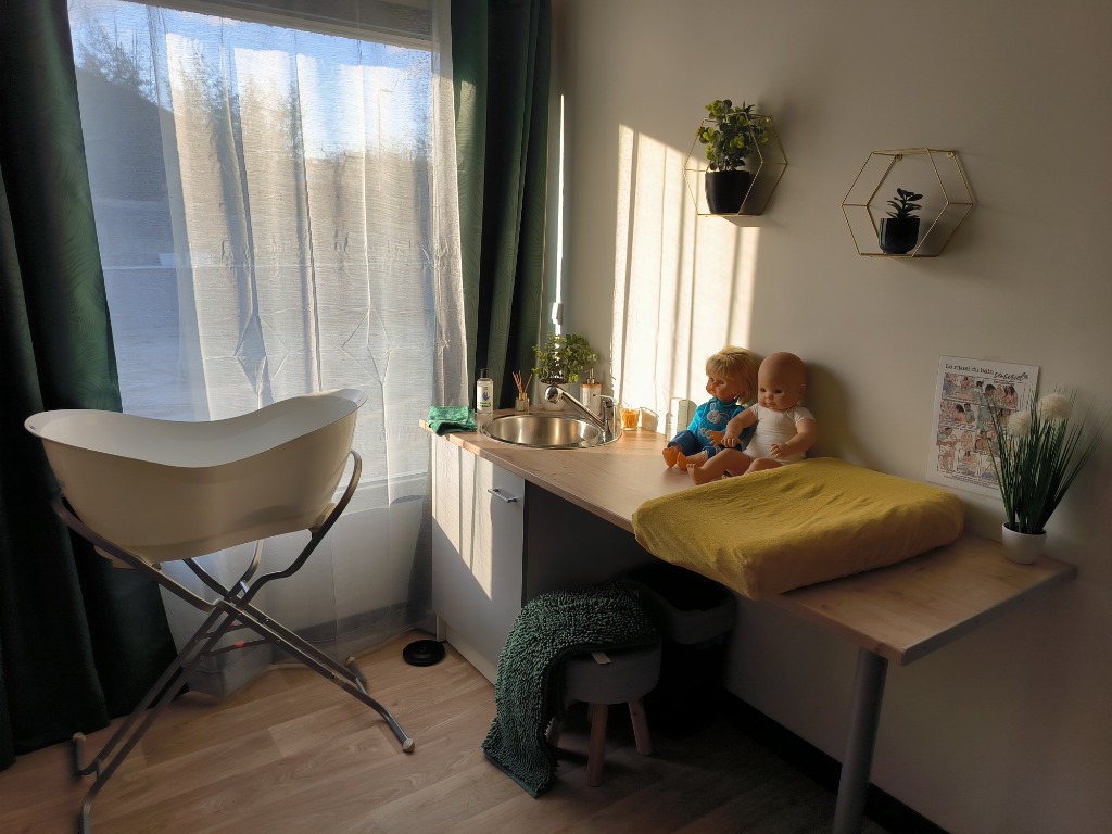 photo seance Laetitia, bien-être et bien Naître