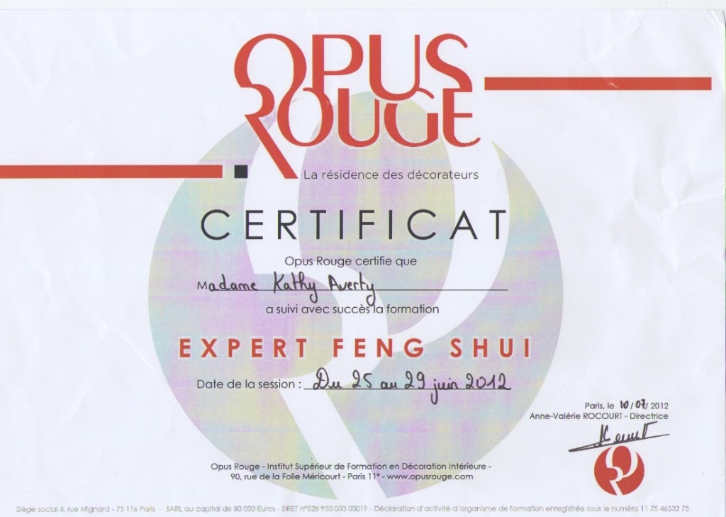 photo diplome L’Esprit des Lieux®