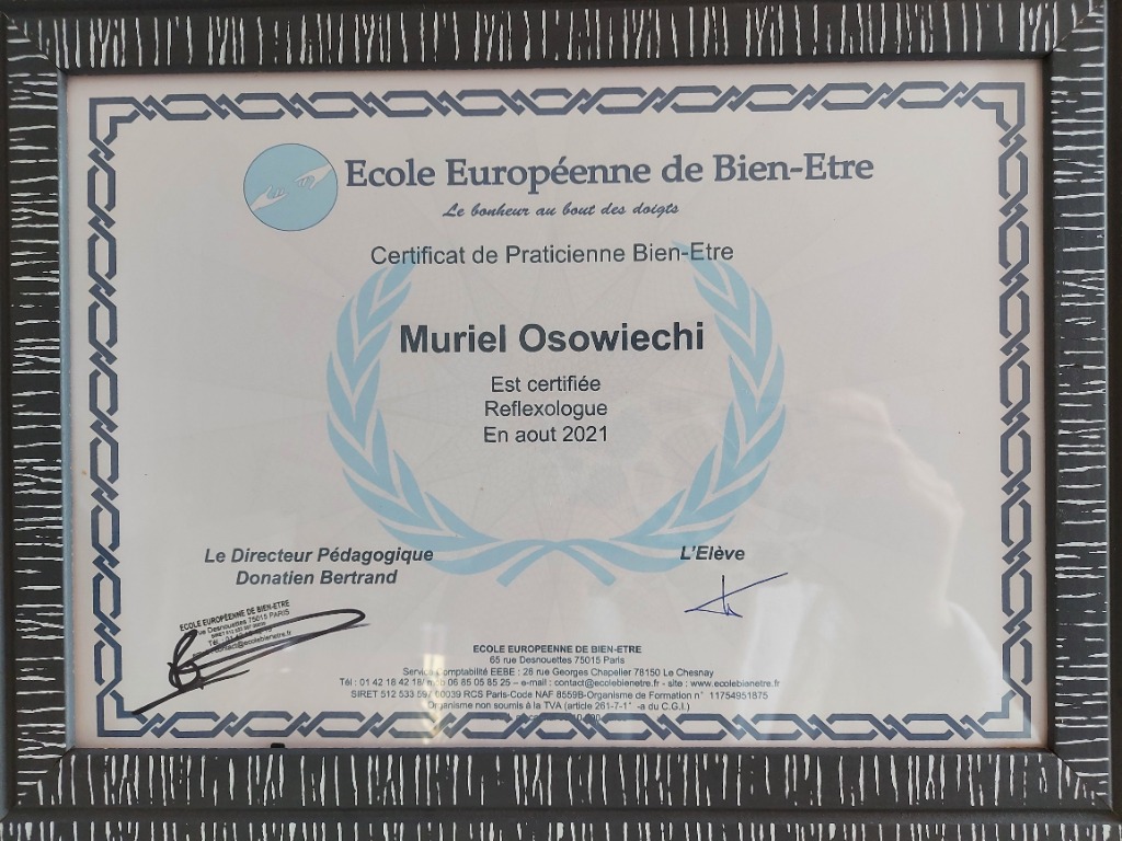 photo diplome Muriel Osowiechi